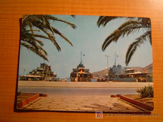 Postales: POSTAL CARTAGENA  EXLANADA DEL MUELLE - Foto 1