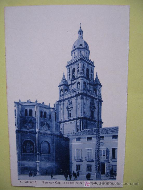 Postales: MURCIA - CAPILAA DE LOS VELEZ Y TORRE DE LA CATEDRAL - Foto 1