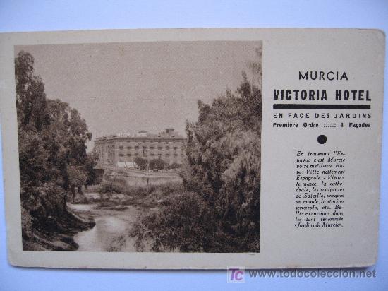 Postales: MURCIA - HOTEL VICTORIA - Foto 1