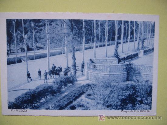 Postales: MURCIA - PARQUE DE RUIZ HIDALGO - SIN CIRCULAR - Foto 1