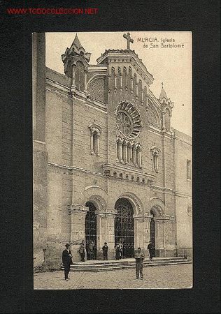 Postales: Postal de MURCIA: Iglesia de San Bartolom&eacute; (Thomas) - Foto 1