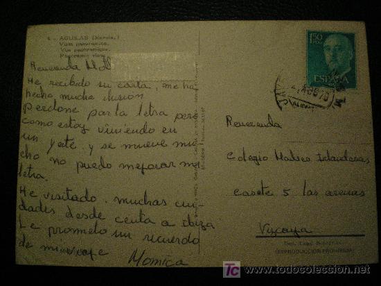Postales: POSTAL DE AGUILAS - MURCIA - Foto 2