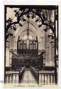 Postales: Murcia. 12. Catedral Coro. Sin circular. - Foto 1