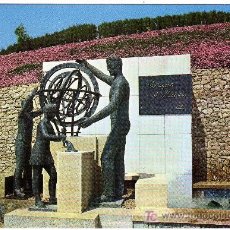 Postales: BONITA POSTAL - CARTAGENA (MURCIA) - MONUMENTO AL MAESTRO DE ESCUELA EN EL PARQUE TORRES - AÑO-1968. Lote 26288336