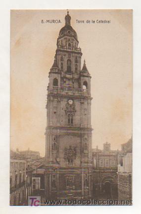 Postales: MURCIA. TORRE DE LA CATEDRAL. (ED. FERGUI) - Foto 1