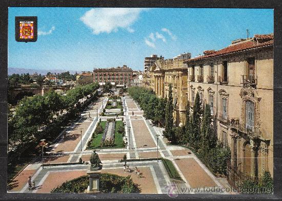 Postales: N&ordm; 6 MURCIA. GLORIETA DE ESPA&Ntilde;A - Foto 1