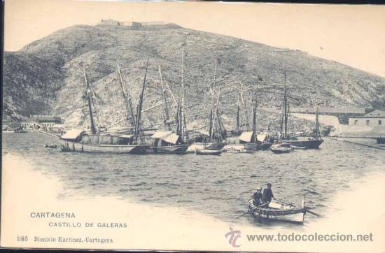 Postales: CARTAGENA.- CASTILLO DE GALERAS - Foto 1
