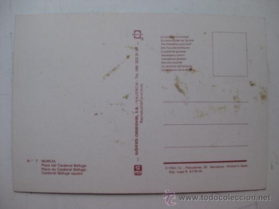 Postales: MURCIA - REF.: R-5-59 - Foto 2