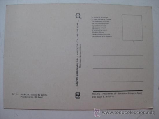 Postales: MURCIA - REF.: R-5-64 - Foto 2