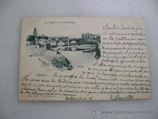 Postales: MURCIA.EL PUENTE Y LA CATEDRAL.16035 - Foto 1