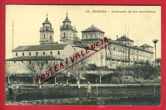 Postales: MURCIA , CONVENTO DE LOS JERONIMOS  , ORIGINAL, P64830 - Foto 1