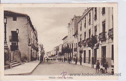 Postales: POSTAL YECLA CALLE DE COLON - Foto 1