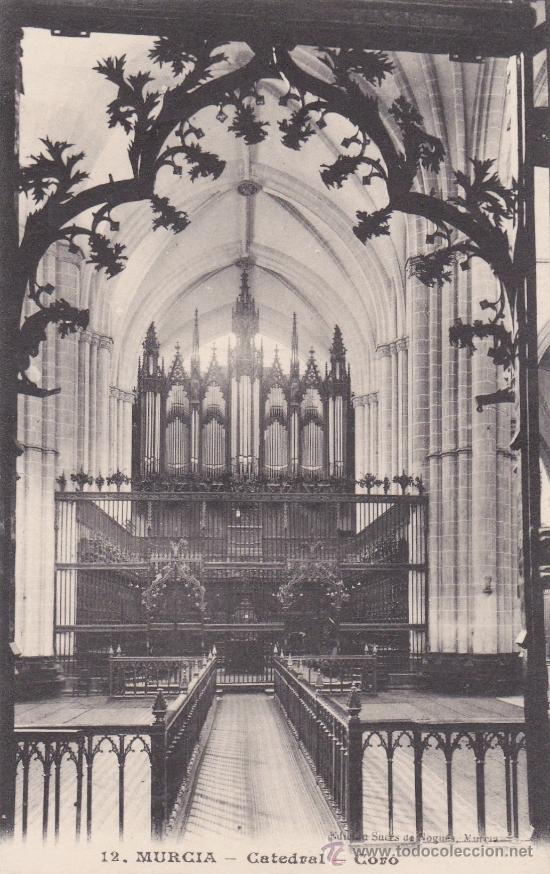 Postales: Murcia Catedral coro (sin circular) - Foto 1