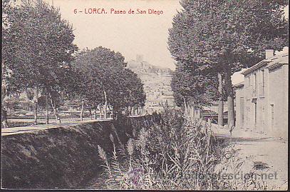 Postales: POSTAL LORCA PASEO DE SAN DIEGO - Foto 1