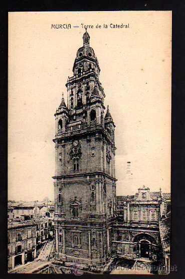 Postales: Murcia. Torre de la Catedral. No circulada. - Foto 1
