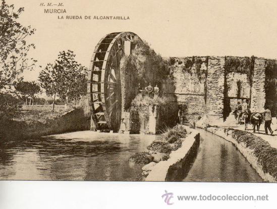 Postales: murcia. la rueda de alcantarilla. hauser y menet - Foto 1