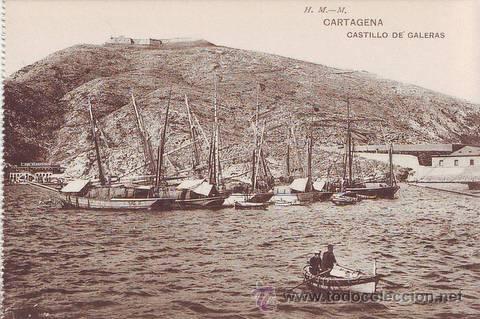Postales: CARTAGENA: Castillo de Galeras. - Foto 1