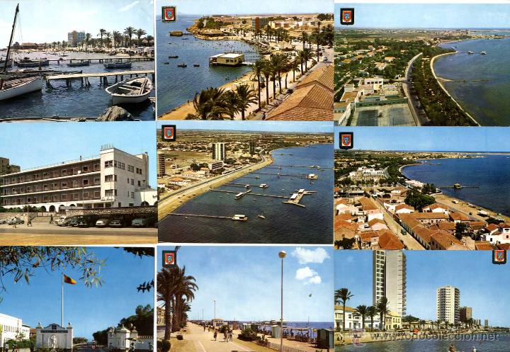 Postales: MURCIA, SANTIAGO DE LA RIBERA,  CONJUNTO 9 POSTALES - Foto 1
