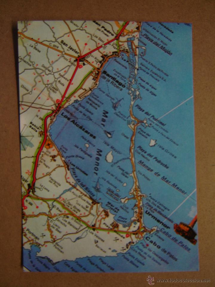 Postales: Postal Mapa del Mar Menor - Murcia - Foto 1
