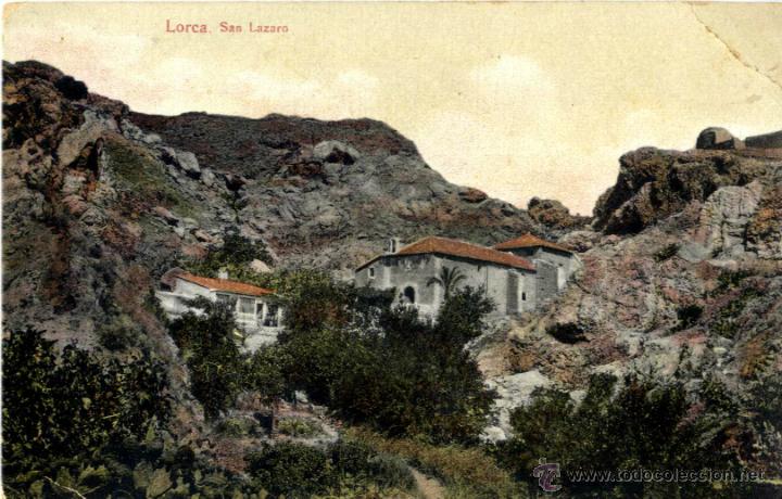 Postales: LORCA,  SAN LAZARO POSTAL ILUMINADA EDIT PURGER MUNCHEN - Foto 1