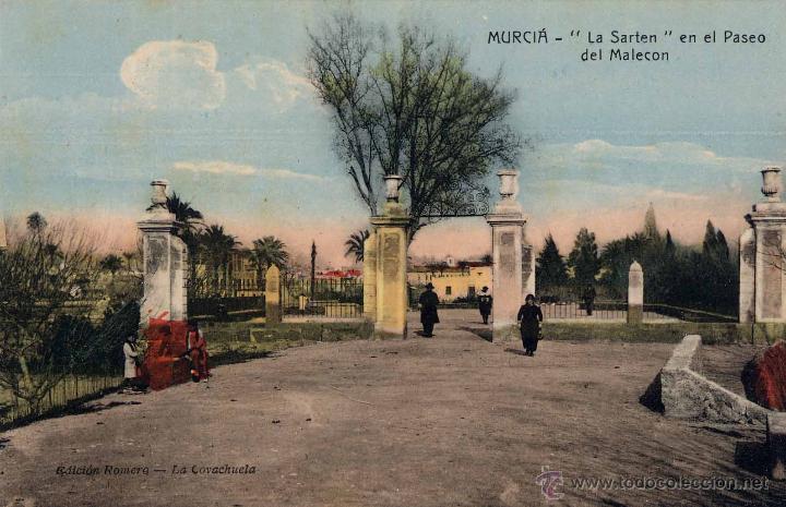 Postales: MURCIA.- LA SARTEN EN EL PASEO DEL MALECON - Foto 1