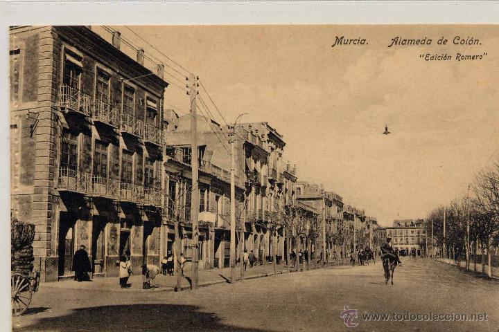 Postales: MURCIA.- ALAMEDA DE COL&Oacute;N - Foto 1