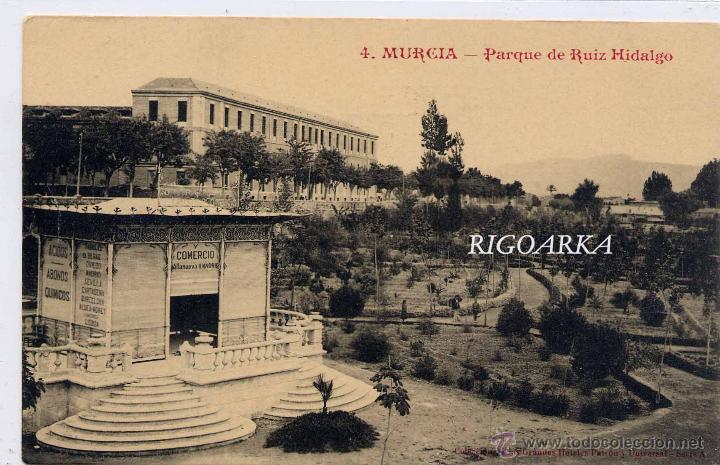 Postales: MURCIA.- PARQUE DE RUIZ HIDALGO - Foto 2