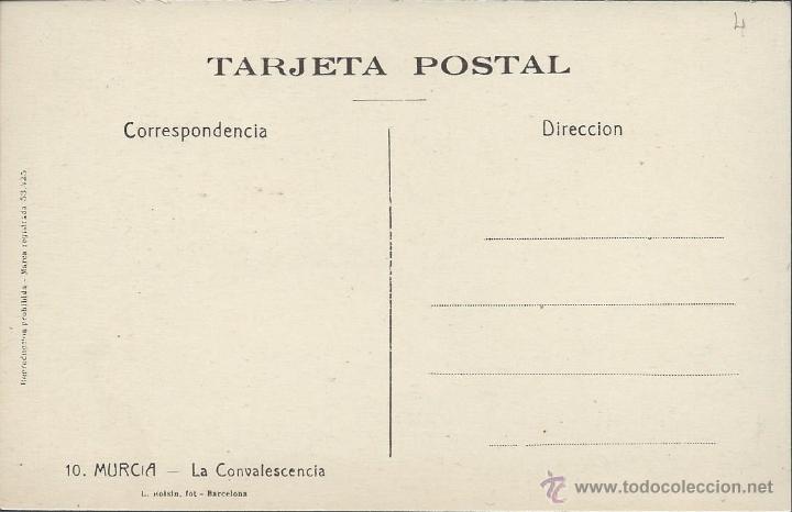 Postales: POSTAL. MURCIA. LA CONVALECENCIA. ROISIN. - Foto 2