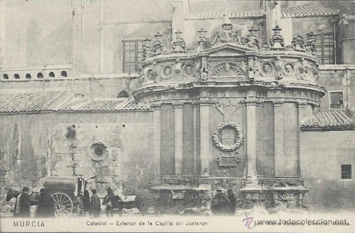Postales: POSTAL. MURCIA. EXTERIOR DE LA CAPILLA DEL JUNTERON. - Foto 1
