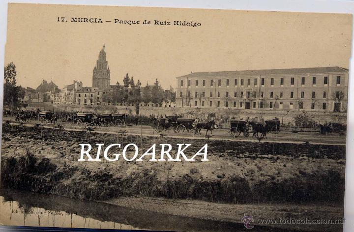 Postales: MURCIA.- PARQUE DE RUIZ HIDALGO - Foto 1