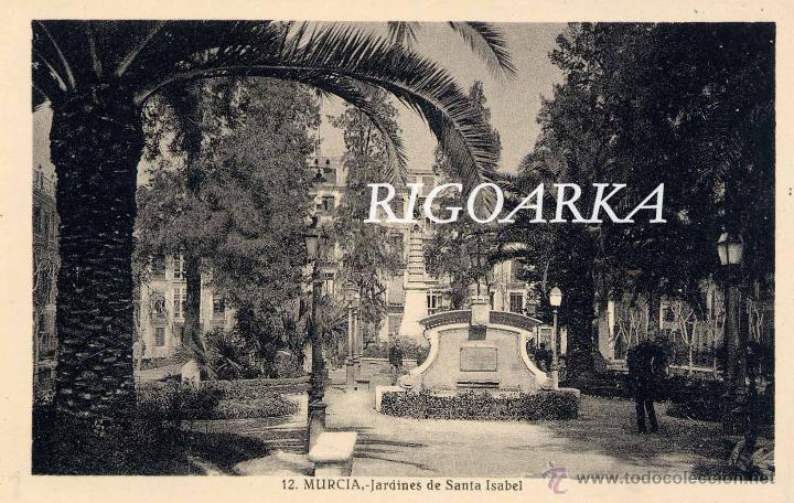 Postales: MURCIA.- JARDINES DE SANTA ISABEL - Foto 1