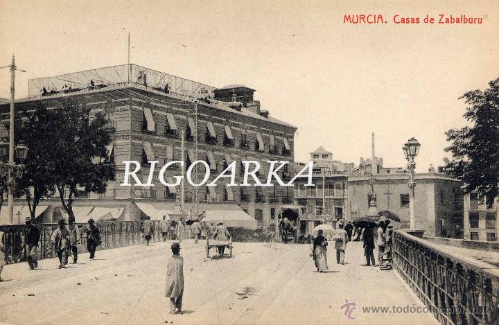 Postales: MURCIA.- CASAS DE ZABALBURU - Foto 1