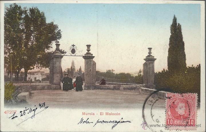Postales: POSTAL. MURCIA. EL MALEC&Oacute;N. - Foto 1
