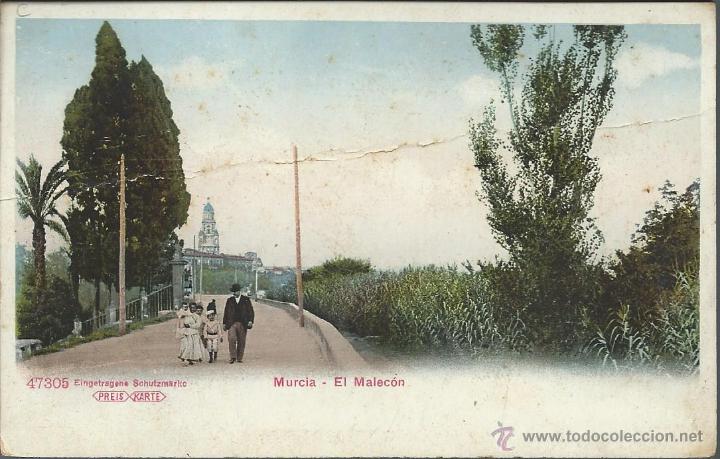 Postales: POSTAL. MURCIA. EL MALEC&Oacute;N. - Foto 1