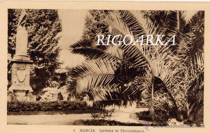 Postales: MURCIA.- JARDINES DE FLORIDABLANCA - Foto 1
