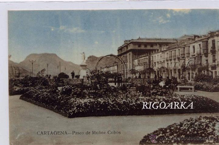 Postales: CARTAGENA.- PASEO DE MU&Ntilde;OZ COBOS - Foto 1