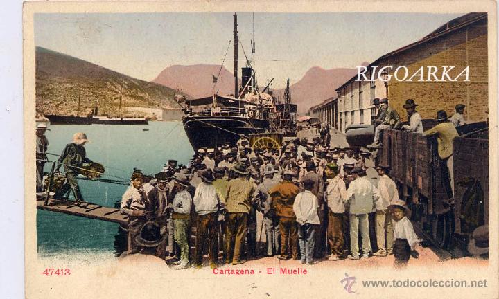 Postales: CARTAGENA.-. EL MUELLE - Foto 1