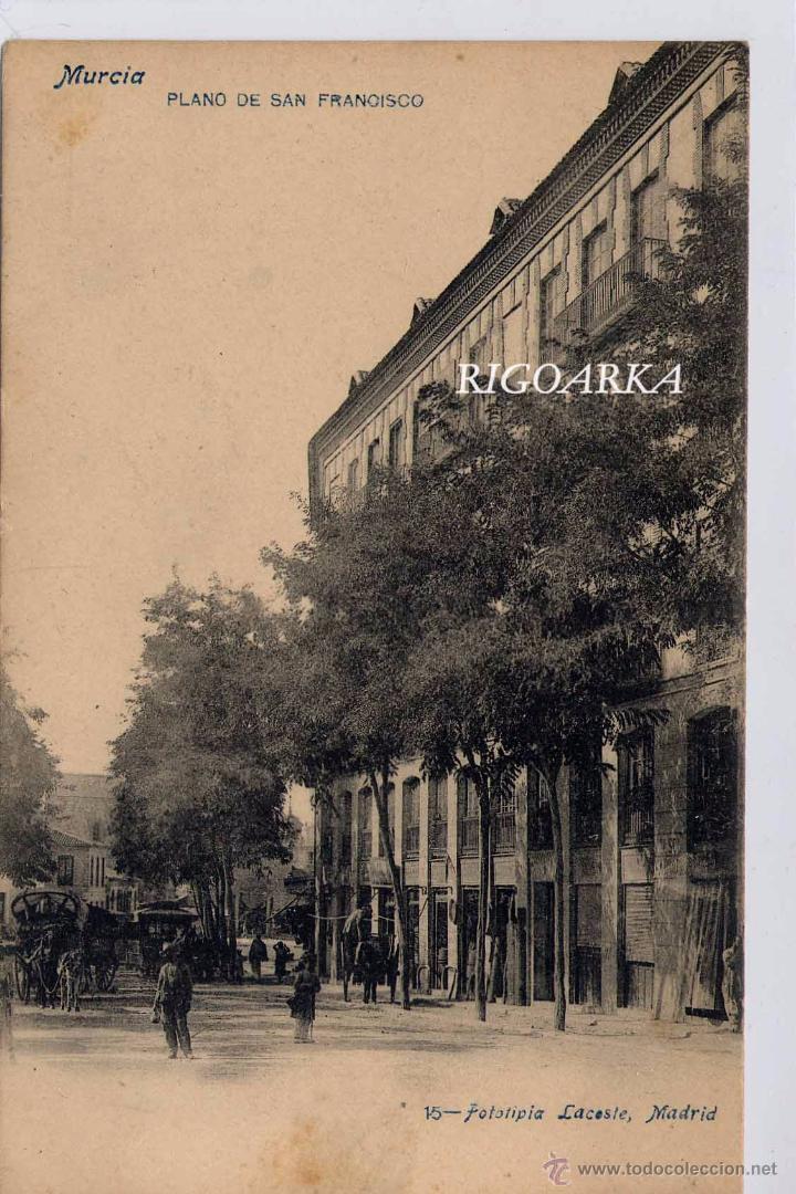 Postales: MURCIA.- PLANO DE SAN FRANCISCO - Foto 1