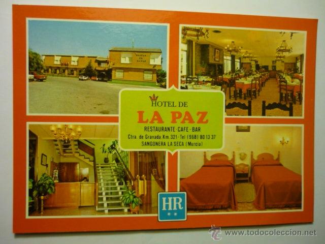 Postales: POSTAL SANGONERA LA SECA-HOTEL DE LA PAZ - Foto 1