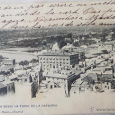 Postales: MURCIA.: VISTA DESDE LA TORRE DE LA CATEDRAL. HAUSSER Y MENET. ANTERIOR A 1920. CIRCULADA