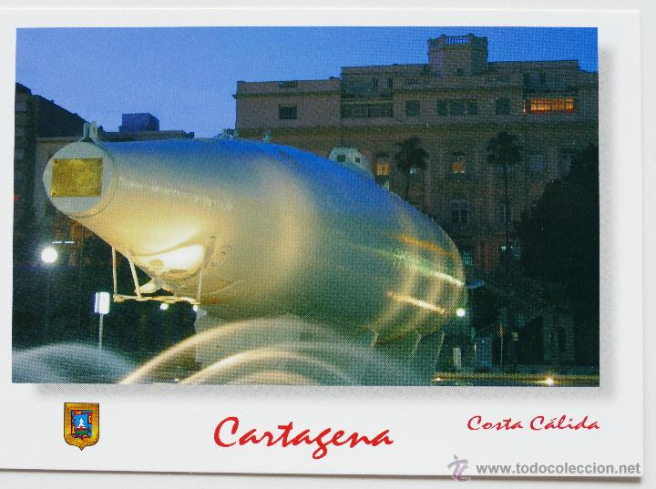 Postales: CARTAGENA. SUBMARINO PERAL. POSTAL - Foto 1