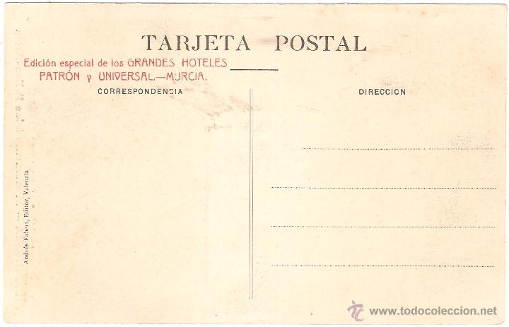 Postales: MURCIA MONUMENTO A LAS BELLAS ARTES - Foto 2