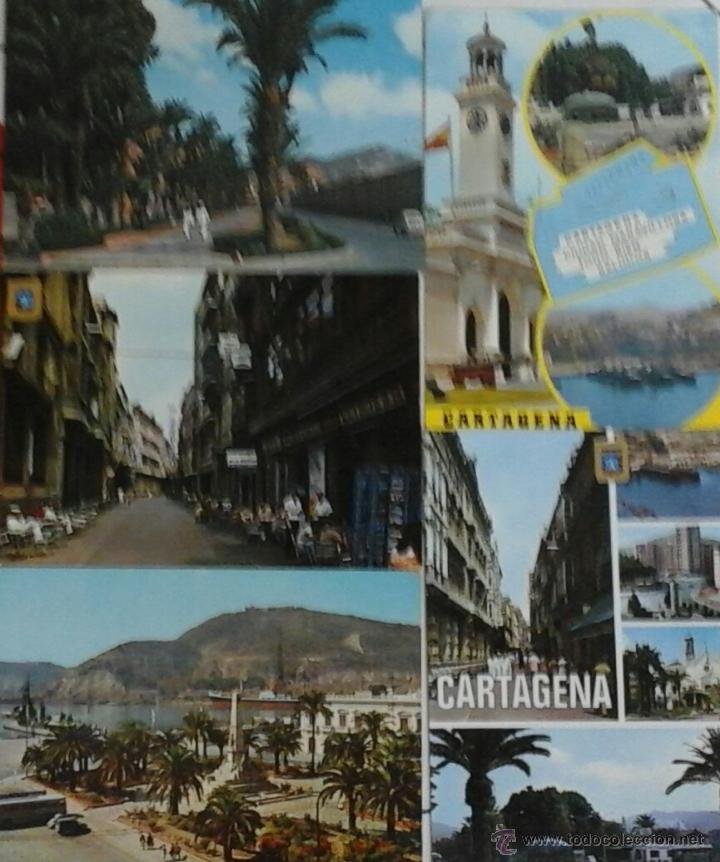 Postales: 5 POSTALES CARTAGENA - Foto 1