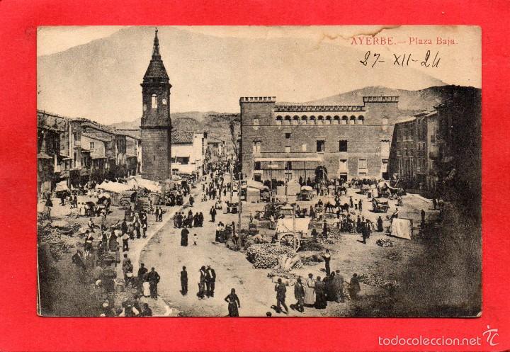 Postales: ayerbe. plaza baja - Foto 1