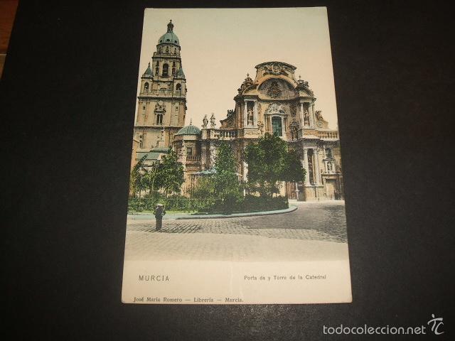Postales: MURCIA PORTADA Y TORRE DE LA CATEDRAL - Foto 1