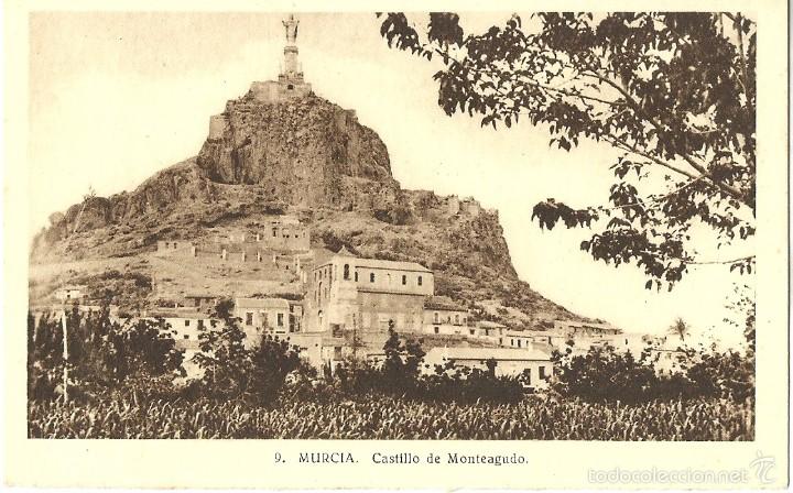 Postales: MURCIA. CASTILLO DE MONTEAGUDO - Foto 1