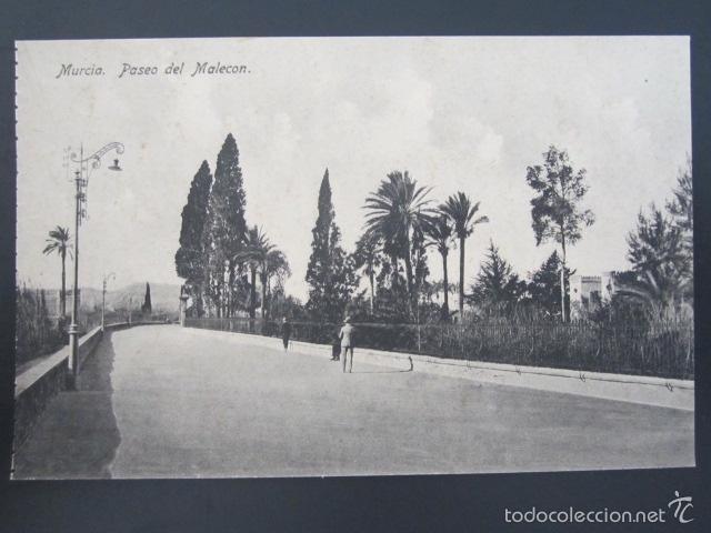 Postales: POSTAL MURCIA. PASEO DEL MALEC&Oacute;N. - Foto 1