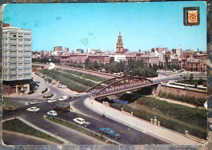 Postales: MURCIA - PUENTE DE HIERRO - Foto 1