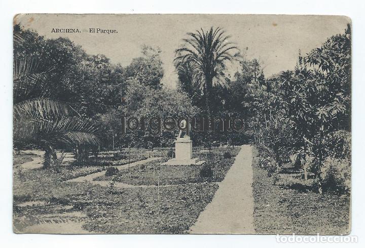Postales: POSTAL. ARCHENA, MURCIA. EL PARQUE. - Foto 1