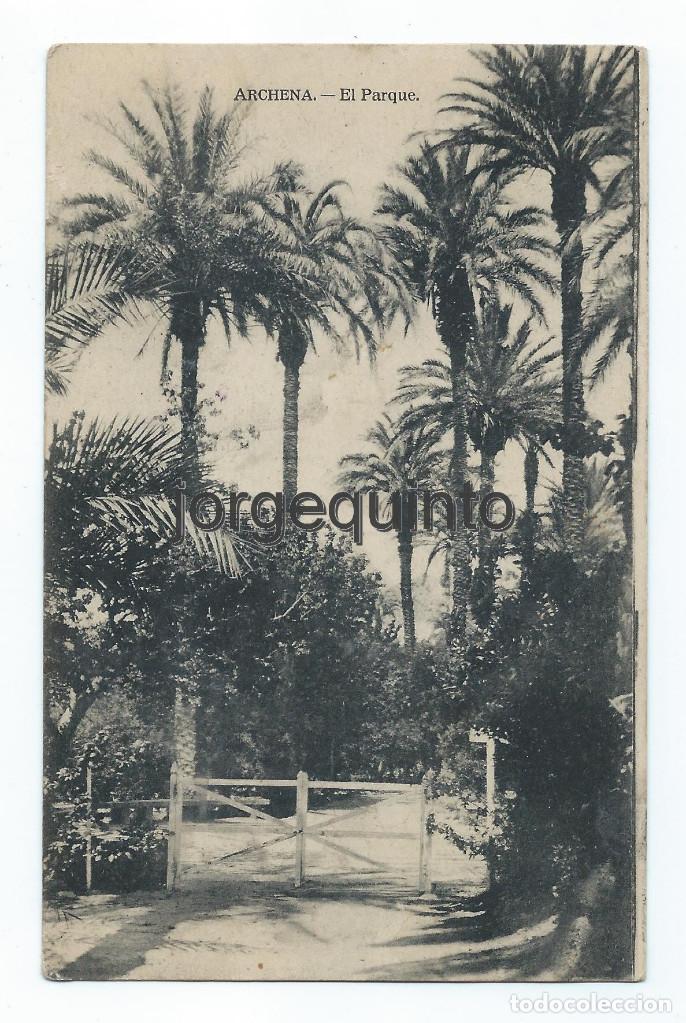 Postales: POSTAL. ARCHENA, MURCIA. EL PARQUE. - Foto 1